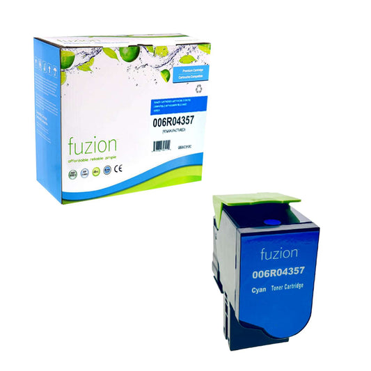 Xerox 006R04357 Remanufactured Toner Cartridge - Cyan - Fuzion