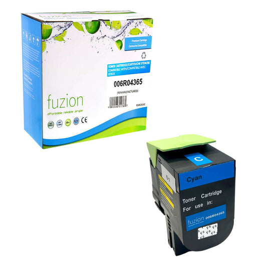 Xerox 006R04365 Remanufactured Toner Cartridge High Yield - Cyan - Fuzion