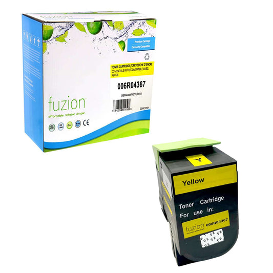 Xerox 006R04367 Remanufactured Toner Cartridge High Yield - Yellow - Fuzion