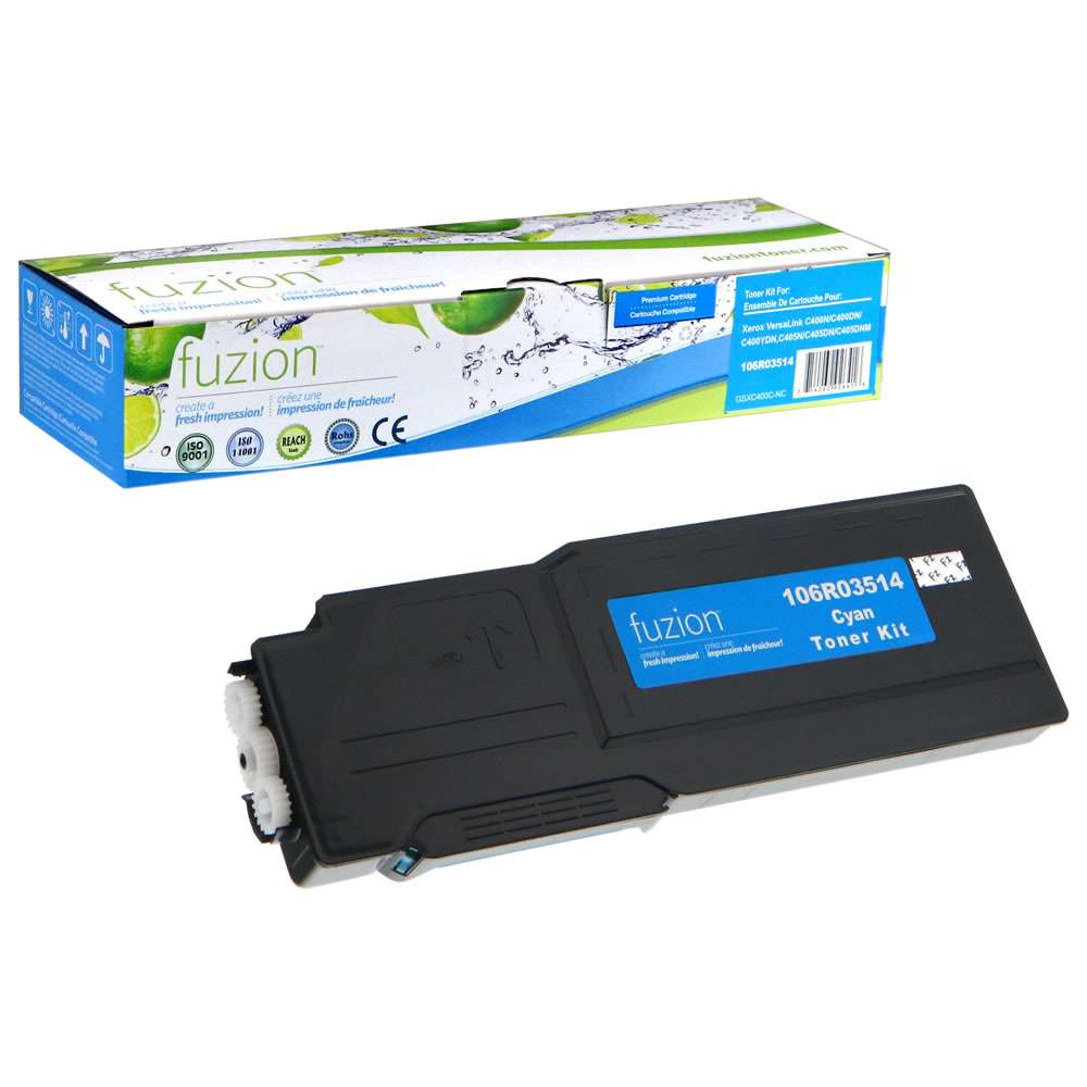 Xerox 106R03514 Compatible Toner Cartridge - Cyan - Fuzion