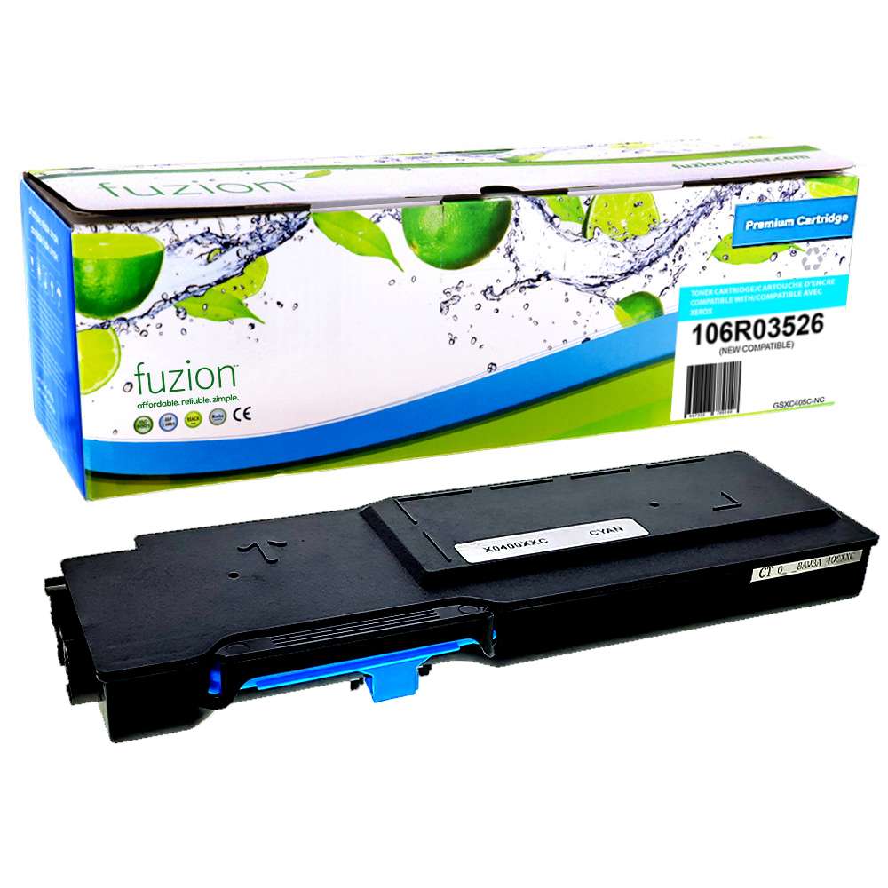 Xerox 106R03526 Compatible Toner Cartridge High Yield - Cyan - Fuzion