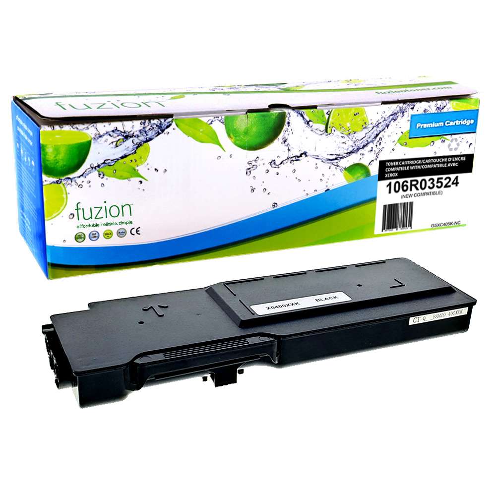 Xerox 106R03524 Compatible Toner Cartridge High Yield - Black - Fuzion