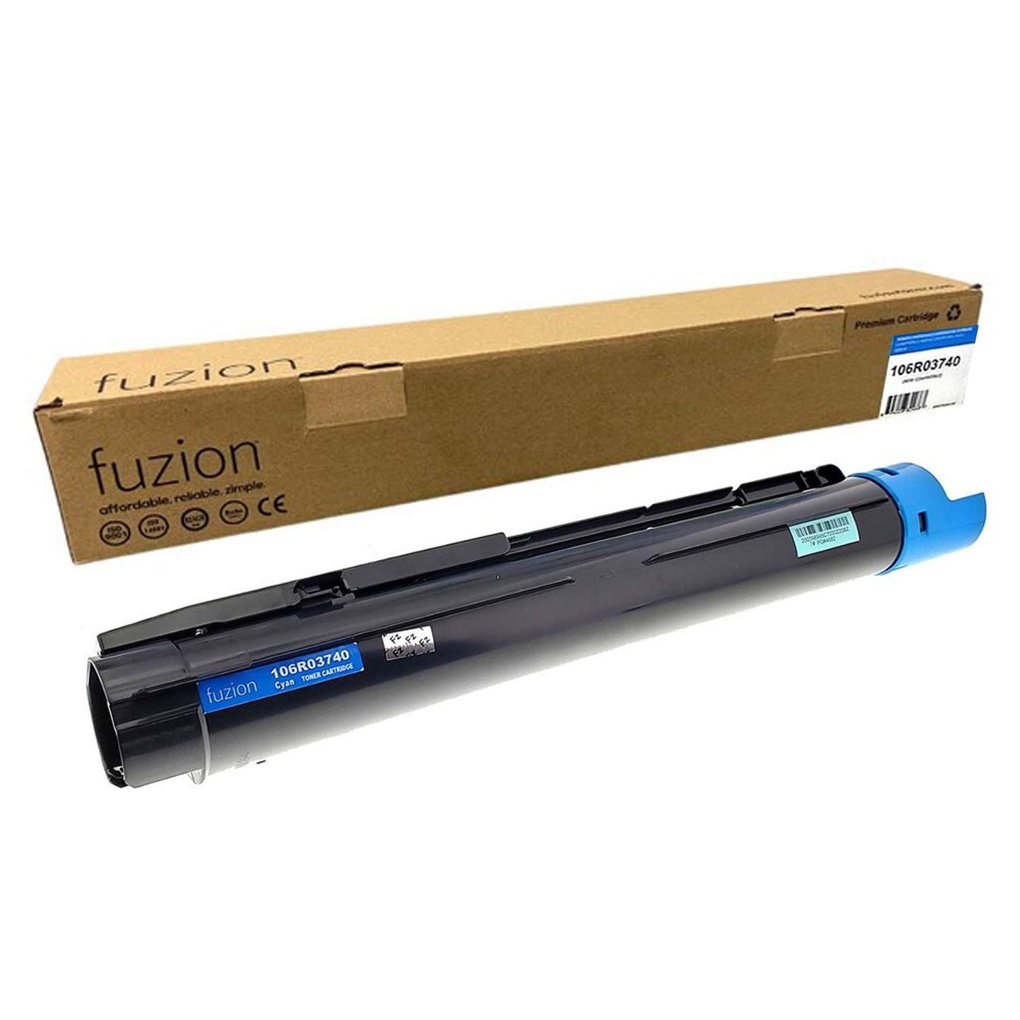 Xerox 106R03740 Compatible Toner Cartridge - Cyan - Fuzion