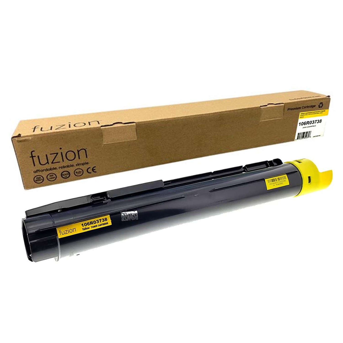 Xerox 106R03738 Compatible Toner Cartridge - Yellow - Fuzion