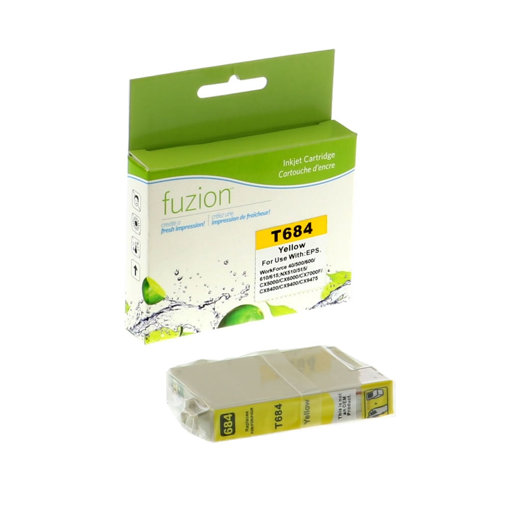 Epson T068420 High Yield Ink Cartridge - Yellow - Fuzion