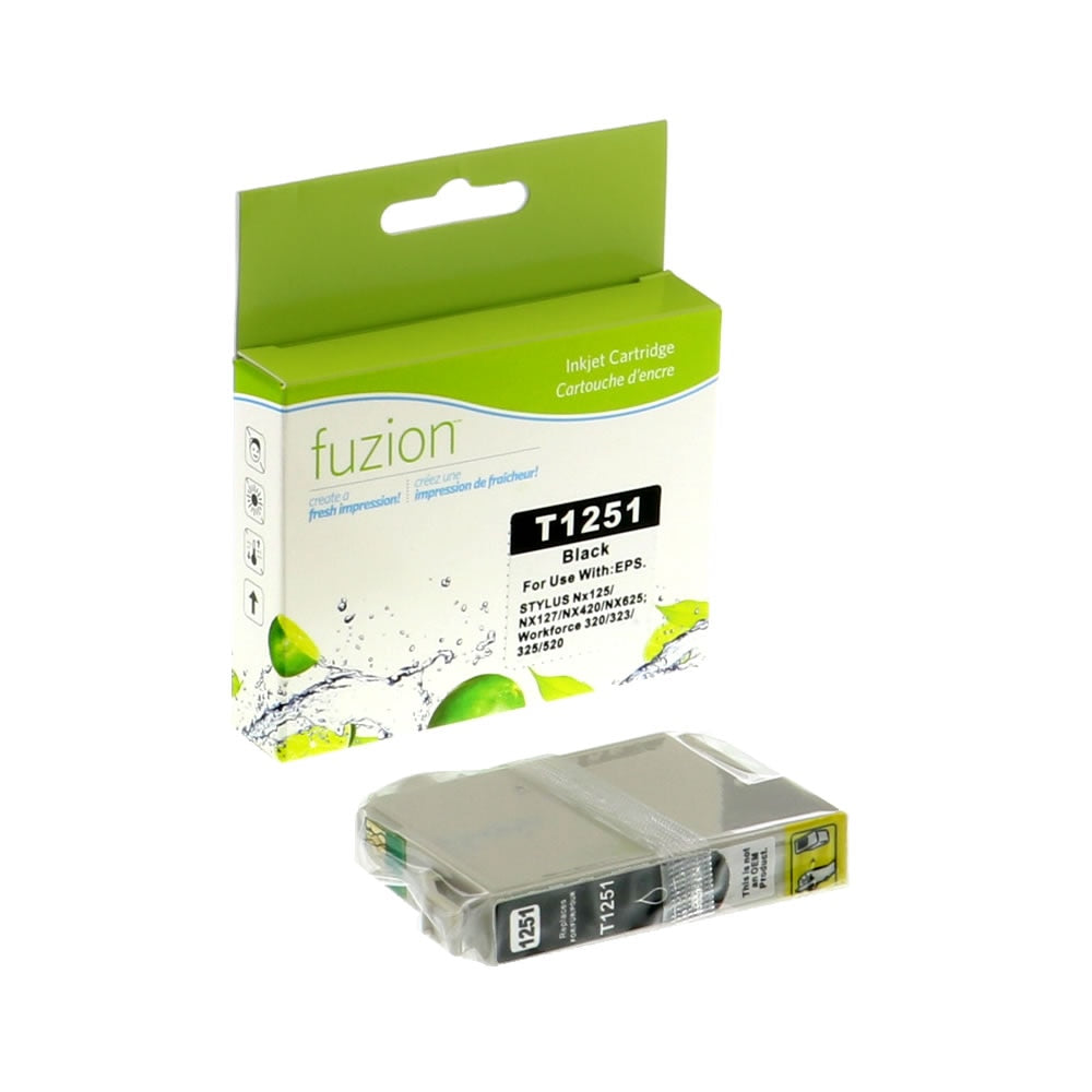 Epson T125120 Remanufactured Ink Cartridge - Black - Fuzion