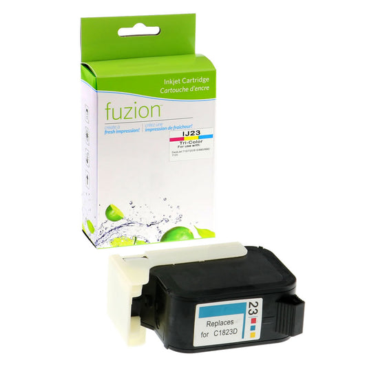 HP 23 Remanufactued Tri-Colour Ink Cartridge - CMY - Fuzion