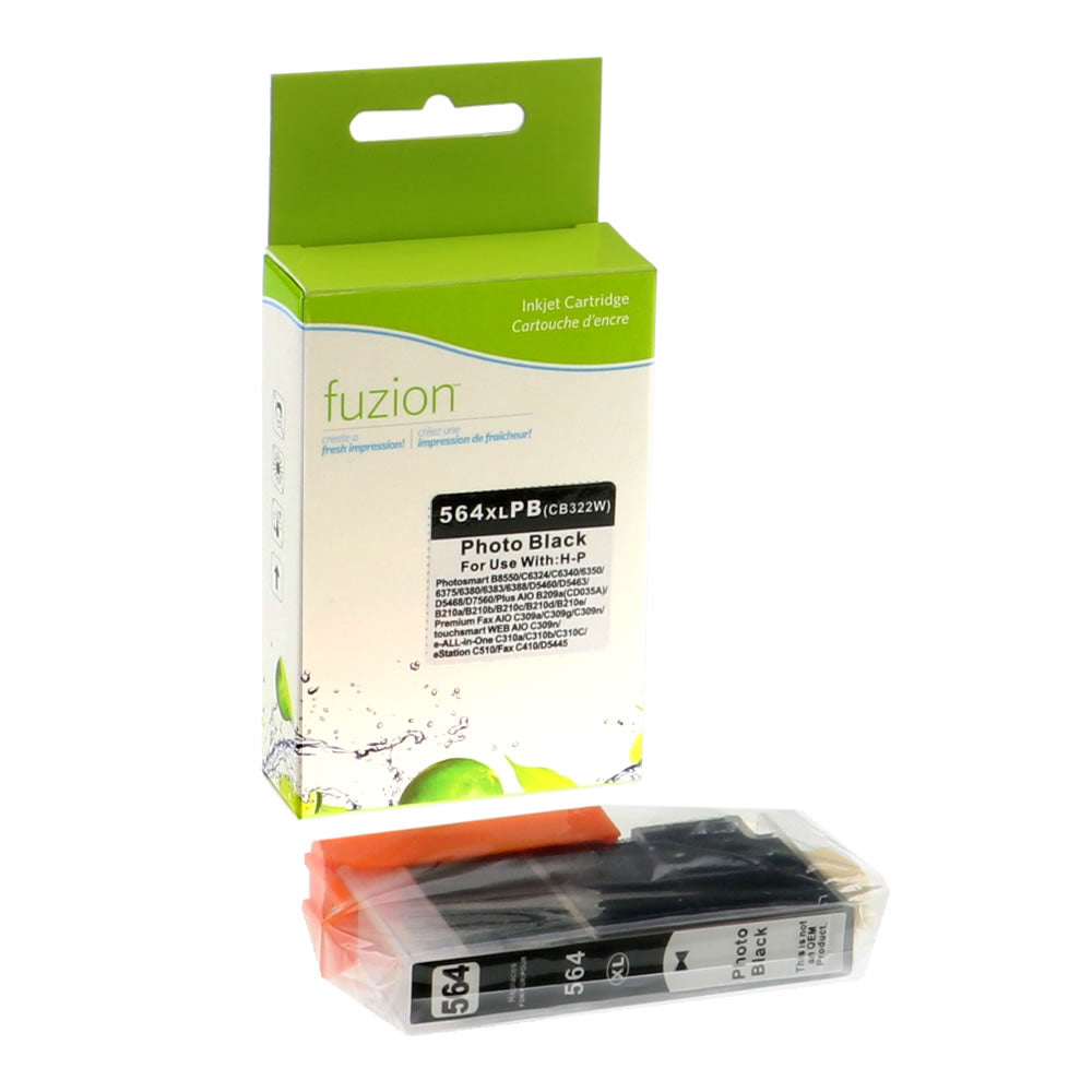 HP 564XL Compatible Ink Cartridge - Photo Black - Fuzion