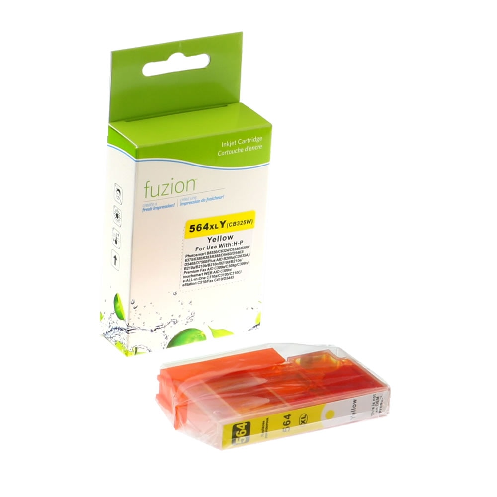 HP 564XL Compatible Ink Cartridge - Yellow - Fuzion