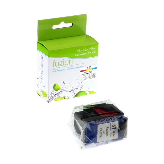 HP 57 Remanufactured Tri-Colour Ink Cartridge - CMY - Fuzion