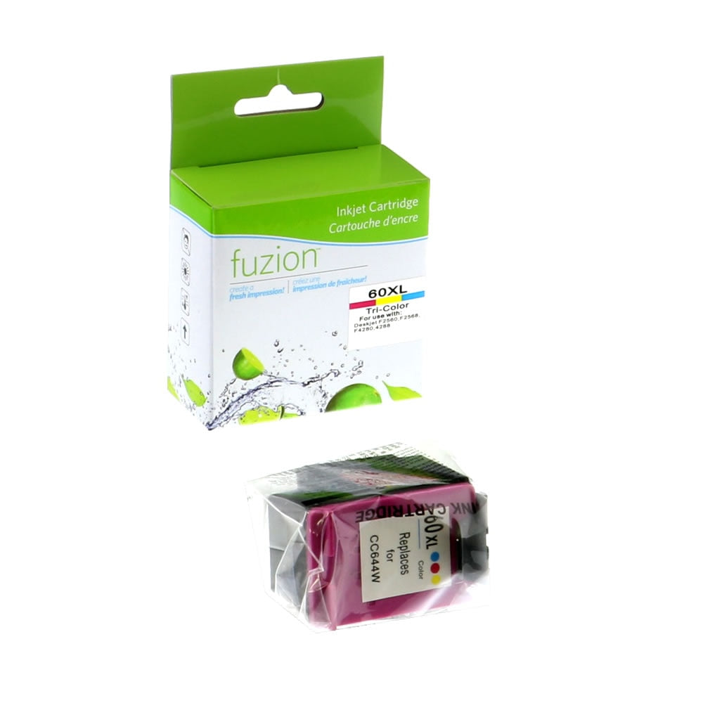 HP 60XL Remanufactured Tri-Colour Ink Cartridge - CMY - Fuzion