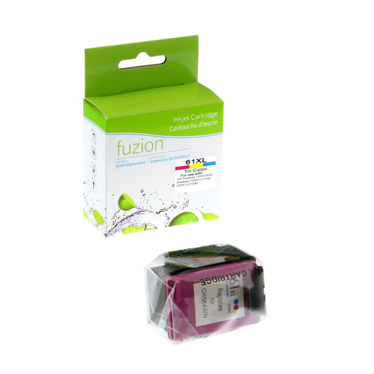 HP 61XL Remanufactured Tri-Colour Ink Cartridge - CMY - Fuzion