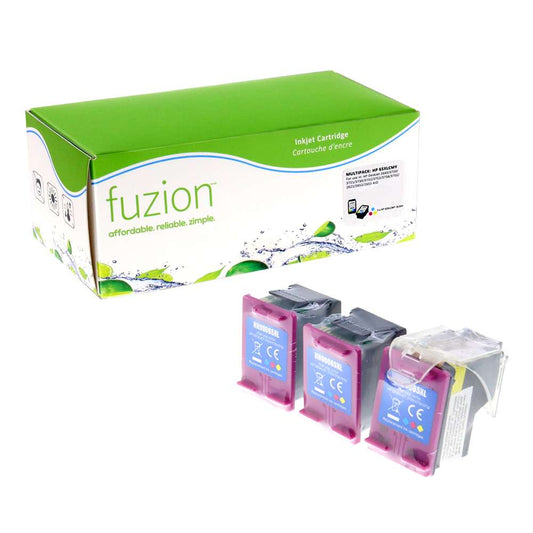 HP 65XL Remanufactured Infinite Ink Kit (3) - HY CMY - Fuzion
