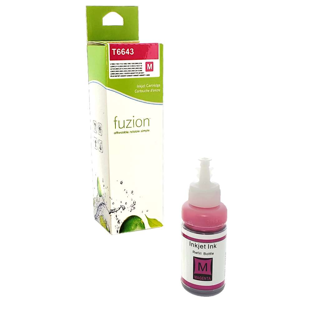 Epson T664320 Compatible Ink Cartridge - Magenta - Fuzion