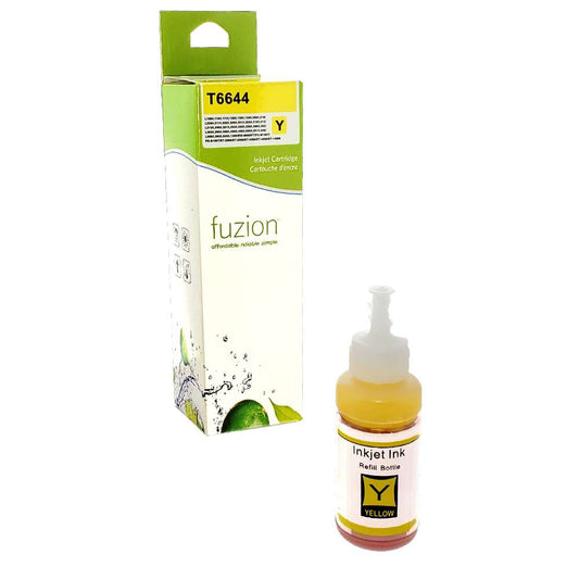 Epson T664420 Compatible Ink Cartridge - Yellow - Fuzion