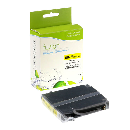 HP 88XL Compatible Ink Cartridge - Yellow - Fuzion