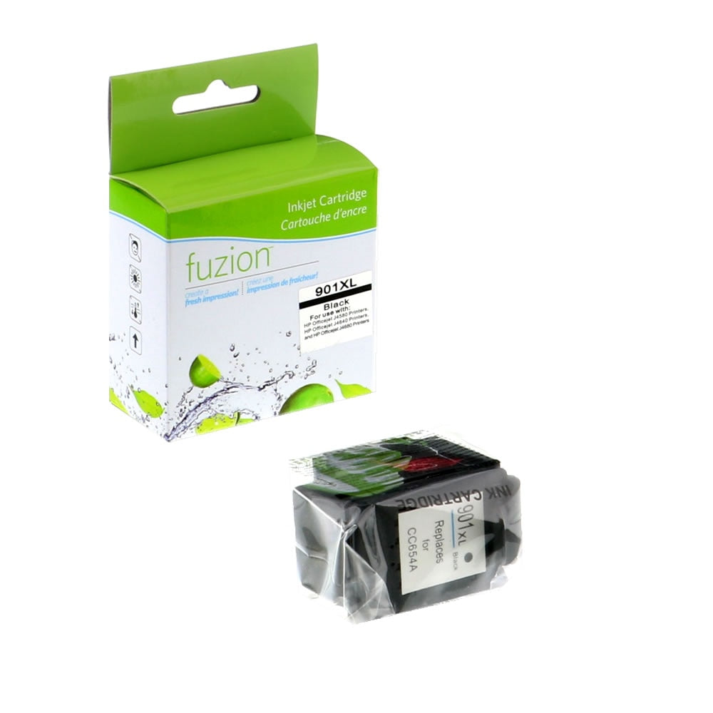 HP 901 Remanufactured Ink Cartridge - Black - Fuzion