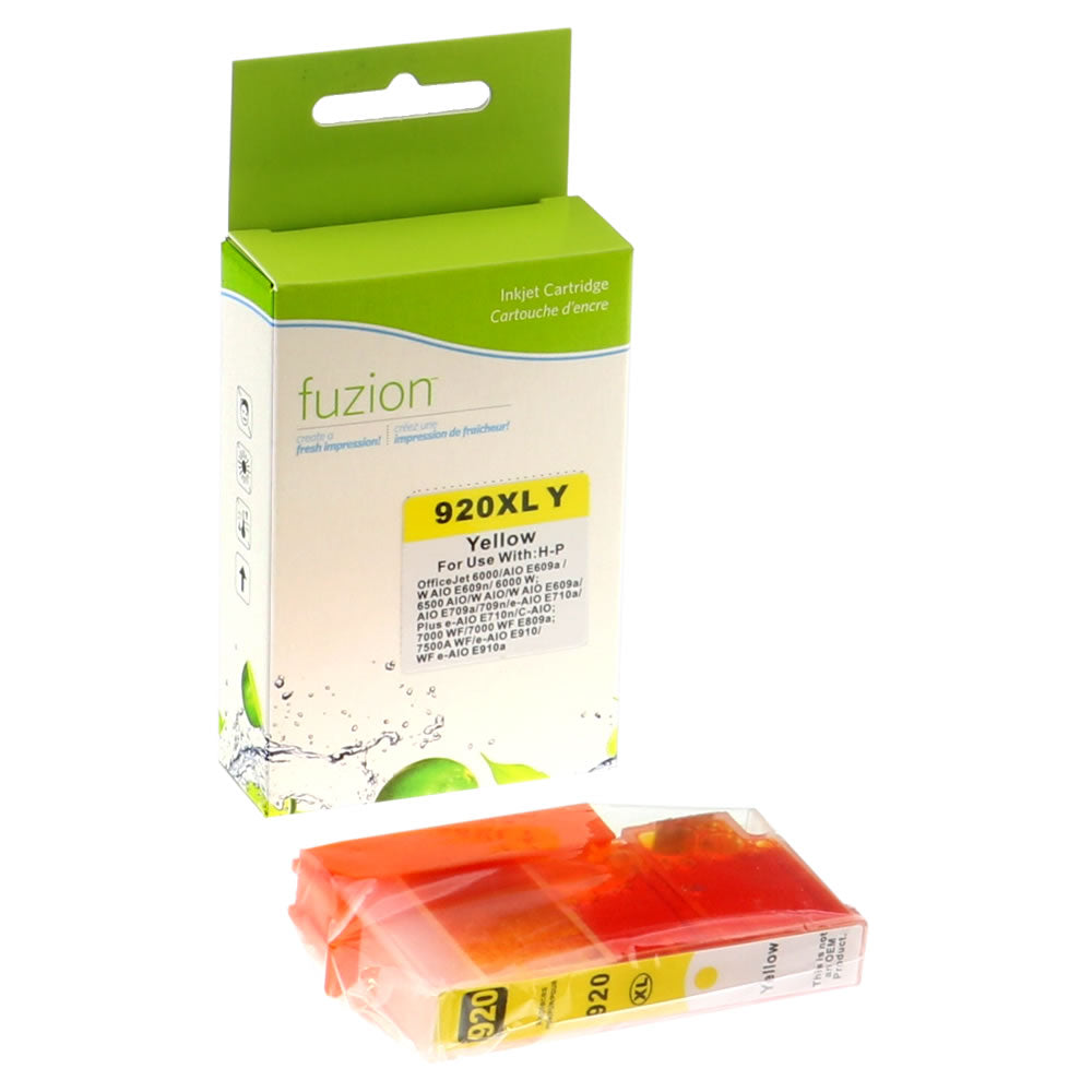 HP 920XL Compatible Ink Cartridge - Yellow - Fuzion