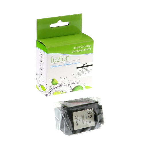 HP 92 Remanufactured Ink Cartridge - Black - Fuzion