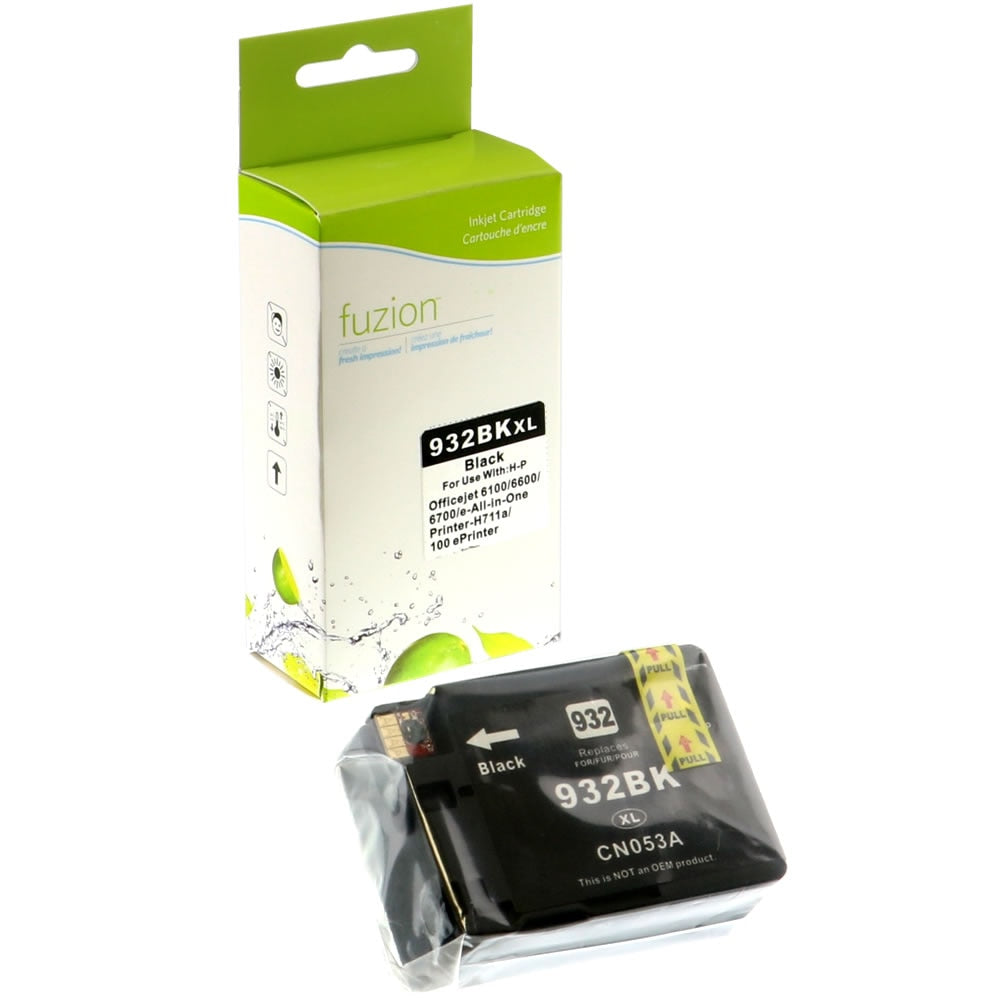 HP 932XL Compatible Ink Cartridge Cartridge - Black - Fuzion