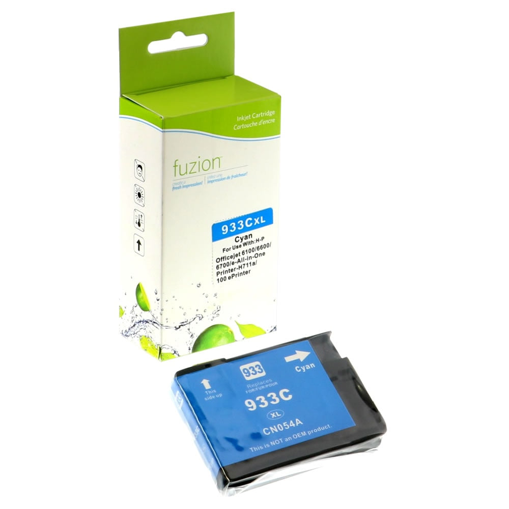 HP 933XL Compatible Ink Cartridge - Cyan - Fuzion
