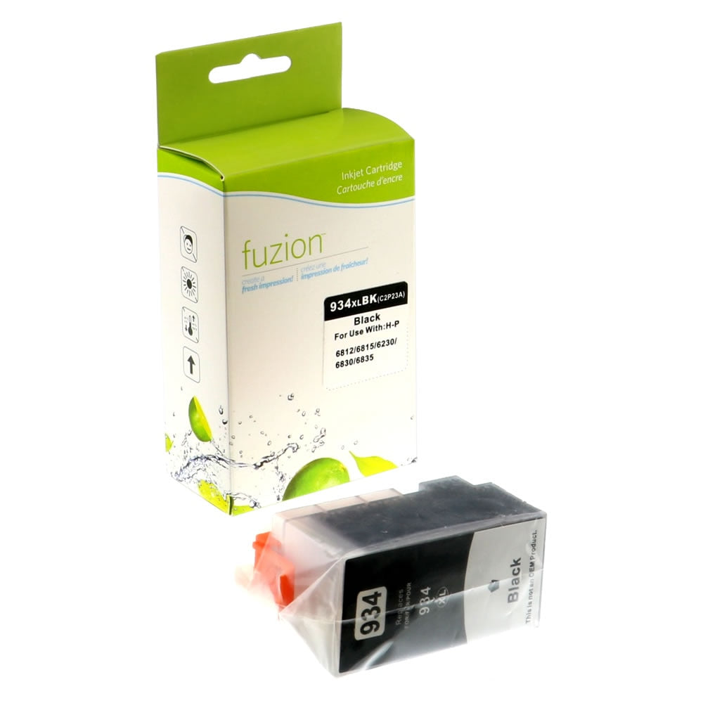 HP 934XL Compatible Ink Cartridge Cartridge - Black - Fuzion