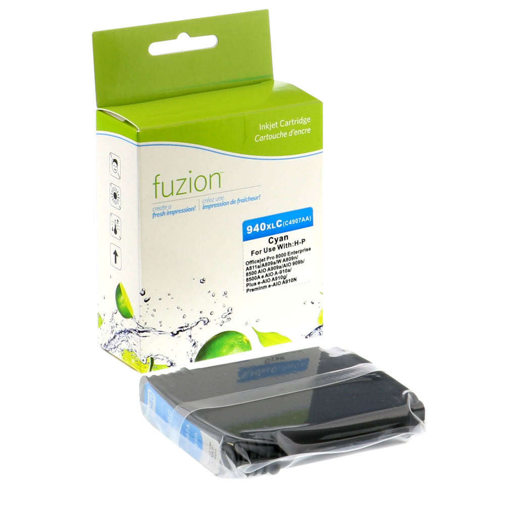 HP 940XL Compatible Ink Cartridge - Cyan - Fuzion