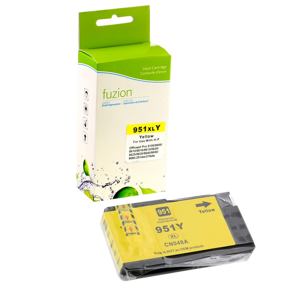 HP 951XL CompatibleInk Cartridge - Yellow - Fuzion