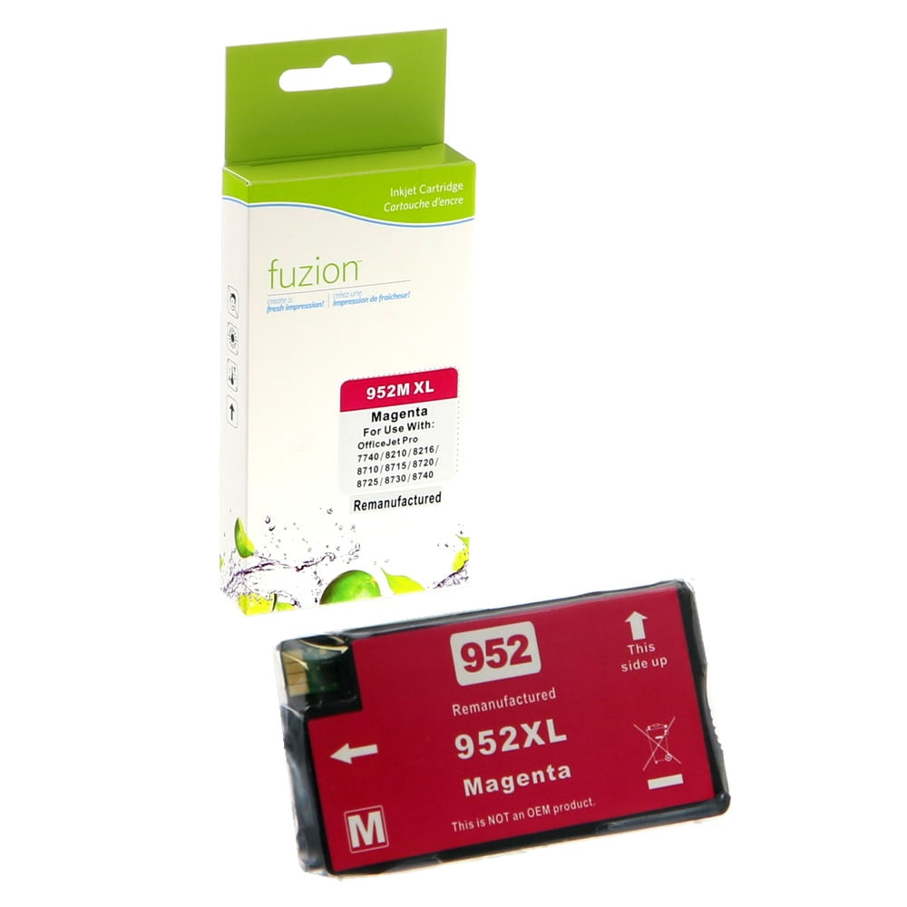 HP 952XL Remanufactured HY Ink Cartridge - Magenta - Fuzion