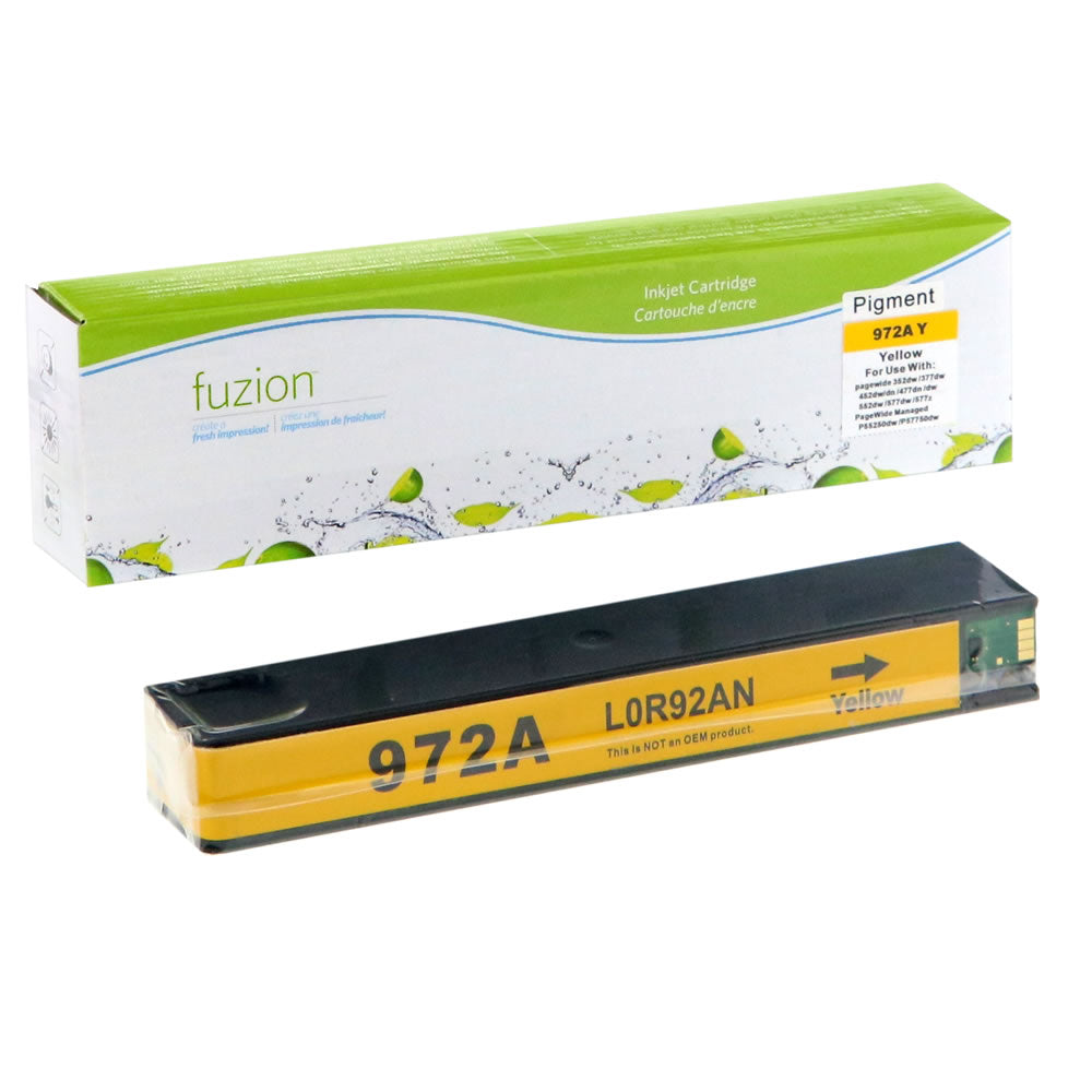 HP 972A Remanufactured Ink Cartridge - Yellow - Fuzion