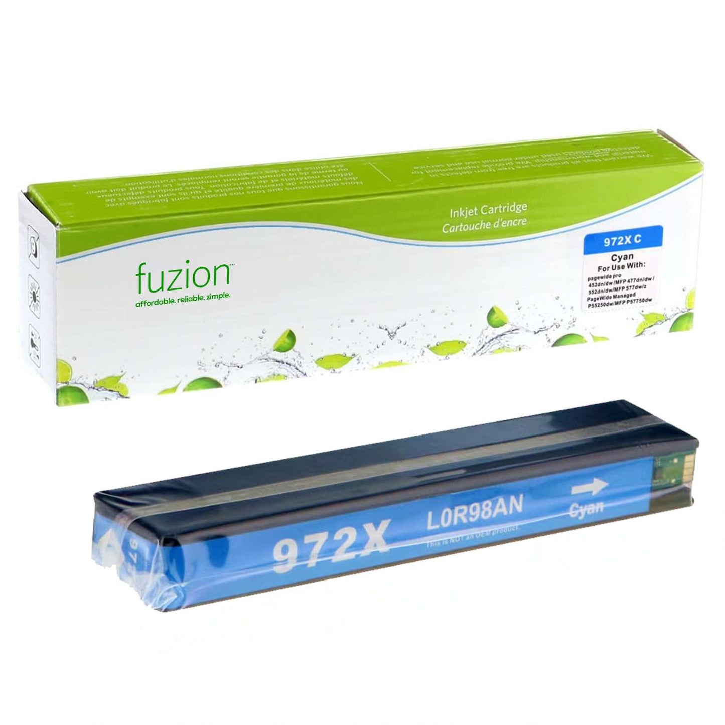 HP 972X Remanufactured Ink Cartridge - HY Cyan - Fuzion