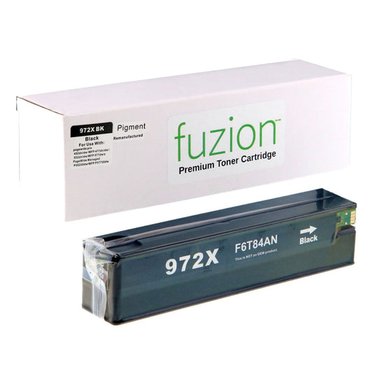 HP 972X Remanufactured Ink Cartridge - HY Black - Fuzion