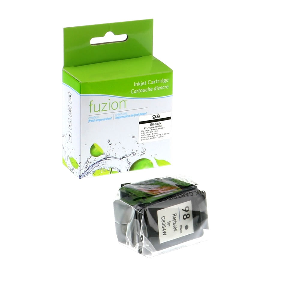 HP 98 Remanufactured Ink Cartridge - Black - Fuzion