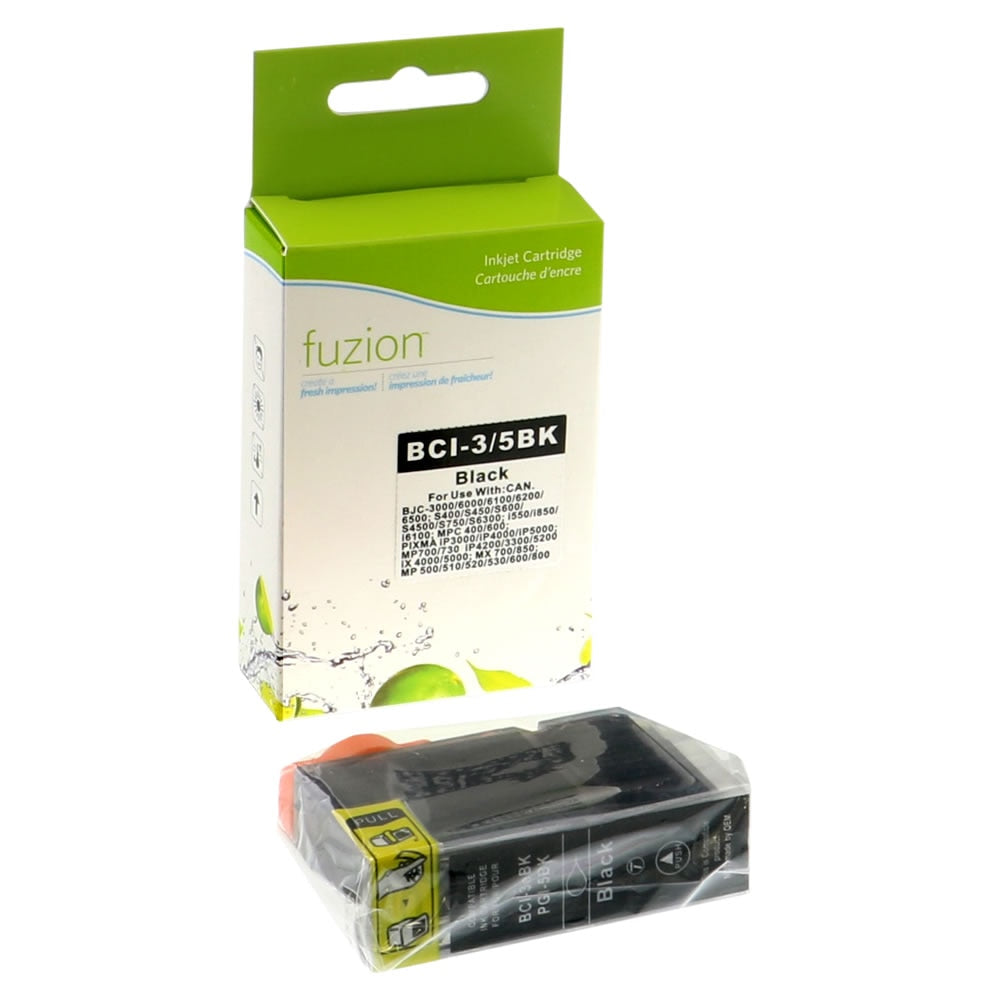 Canon BCI-3EBK Compatible Ink Cartridge - Black - Fuzion