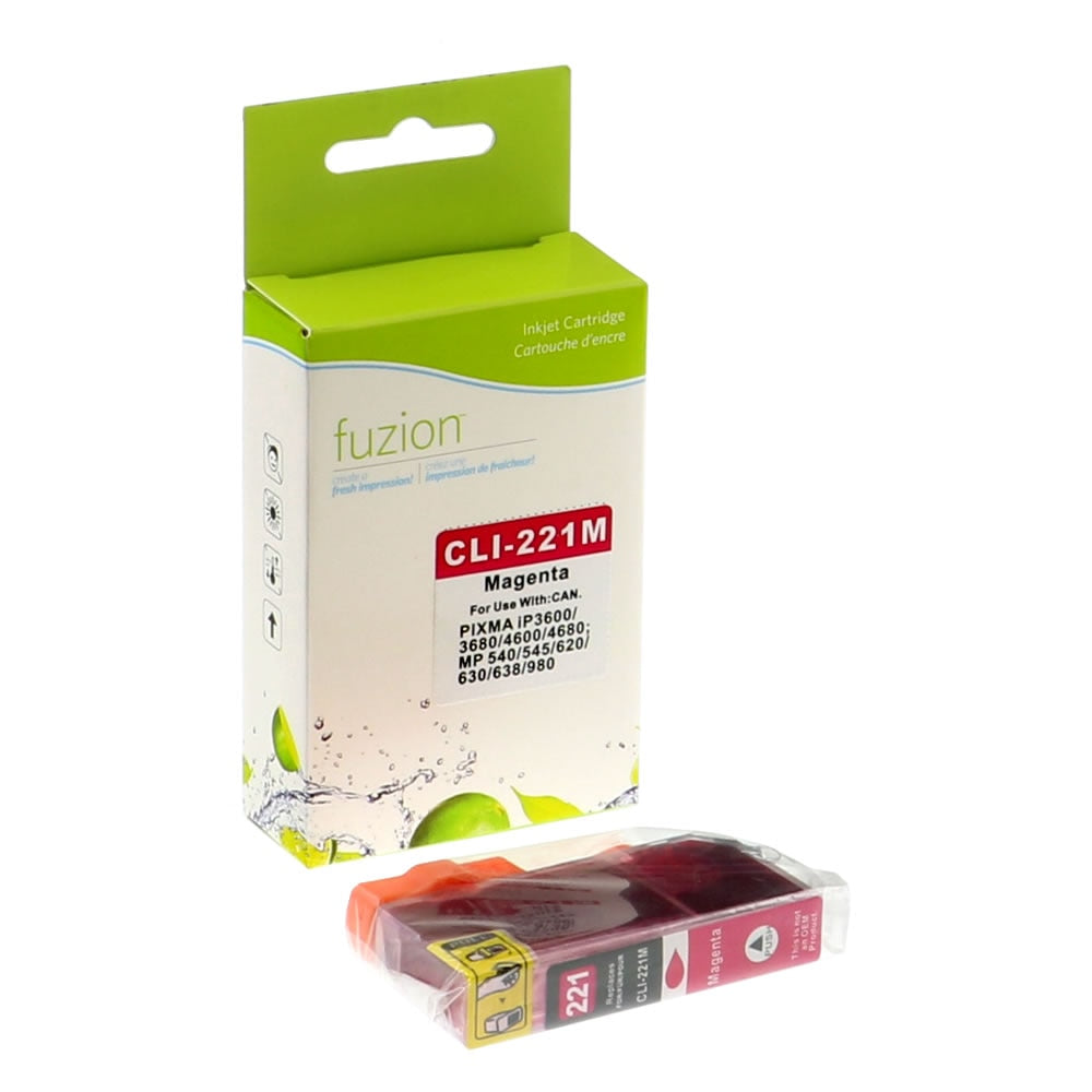 Canon CLI-221M Compatible Ink Cartridge - Magenta - Fuzion