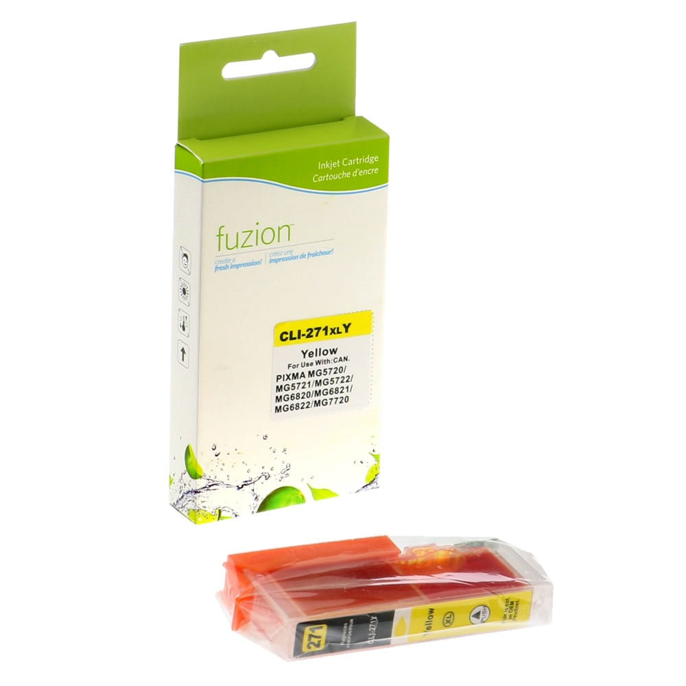 Canon CLI-271XL Compatible HY Ink Cartridge - Yellow - Fuzion