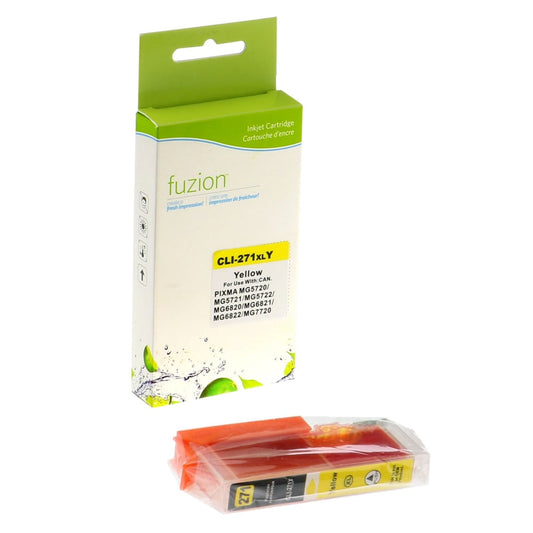 Canon CLI-271XL Compatible HY Ink Cartridge - Yellow - Fuzion