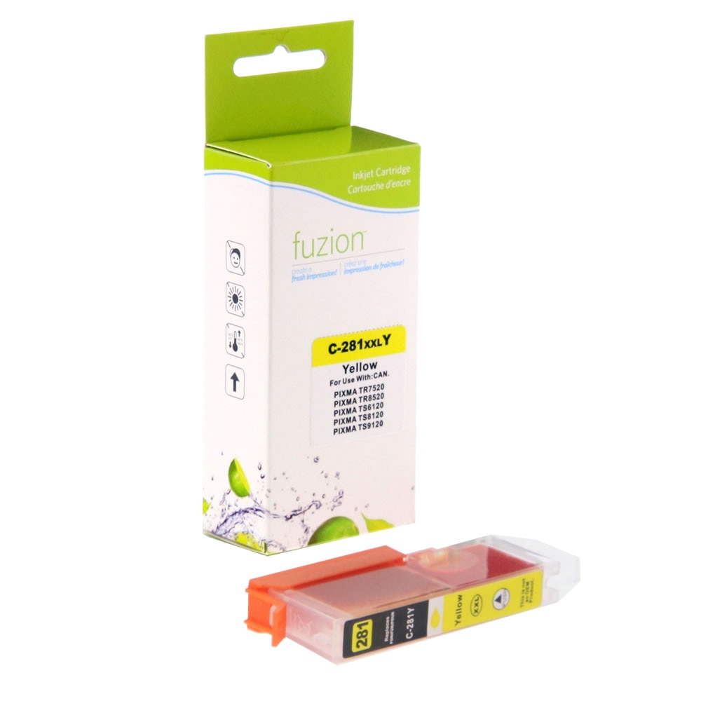 Canon CLI-281XXL Compatible Ink Cartridge - Yellow - Fuzion