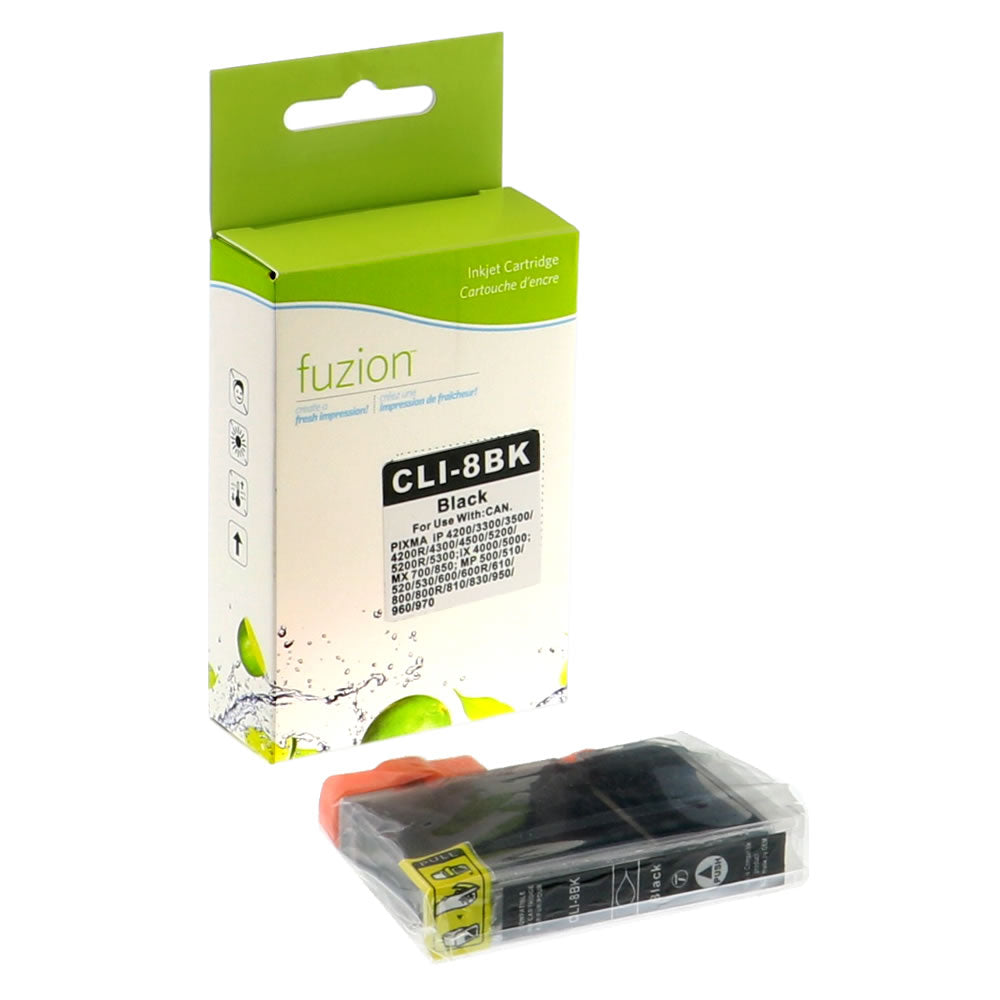 Canon CLI-8 Compatible Ink Cartridge - Black - Fuzion