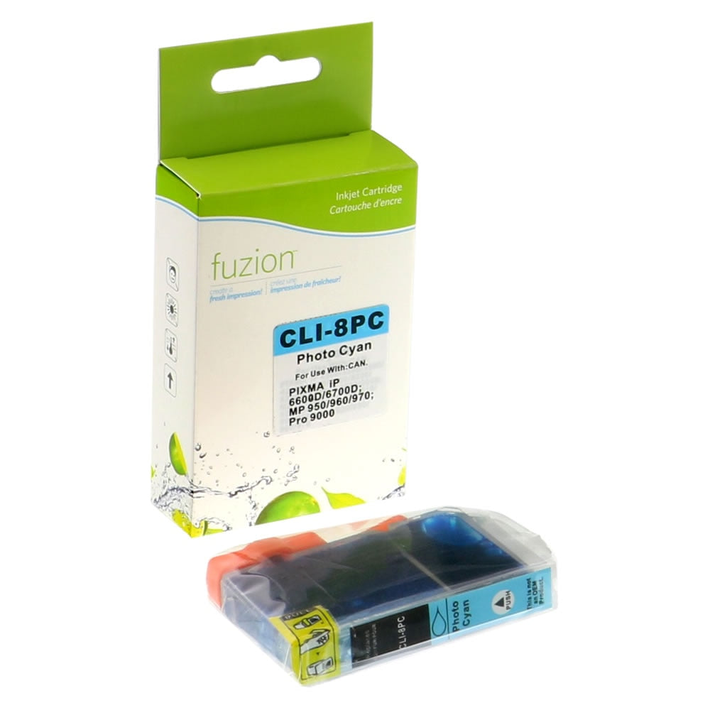 Canon CLI-8 Compatible Ink Cartridge - Photo Cyan - Fuzion