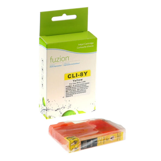 Canon CLI-8 Compatible Ink Cartridge - Yellow - Fuzion