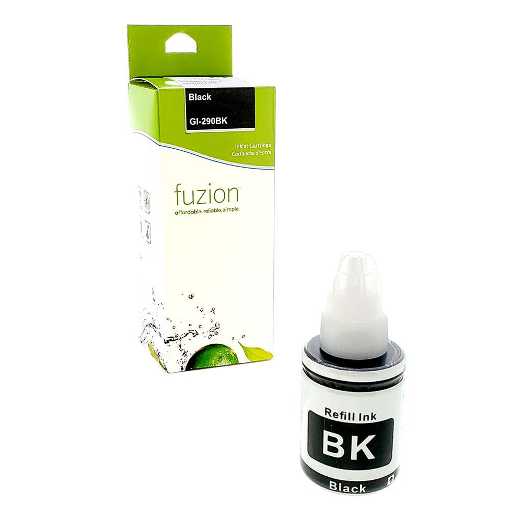 Canon GI-290BK Compatible Ink Cartridge - Black - Fuzion
