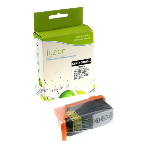 Lexmark #100XL Compatible Ink Cartridge - Black - Fuzion