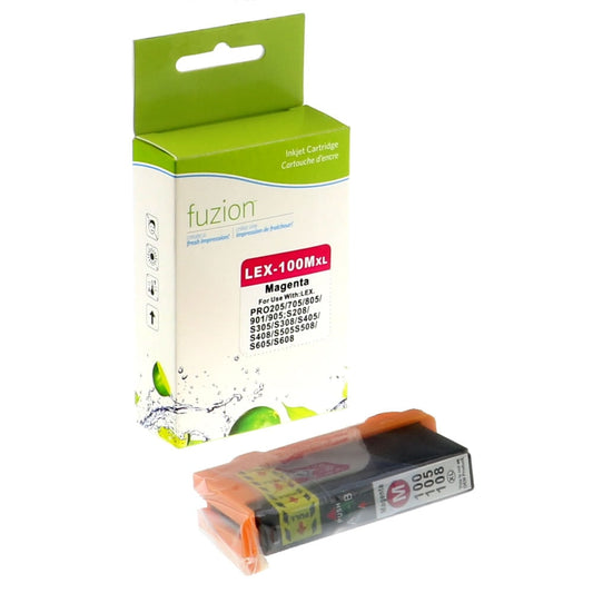 Lexmark #100XL Compatible Ink Cartridge - Magenta - Fuzion