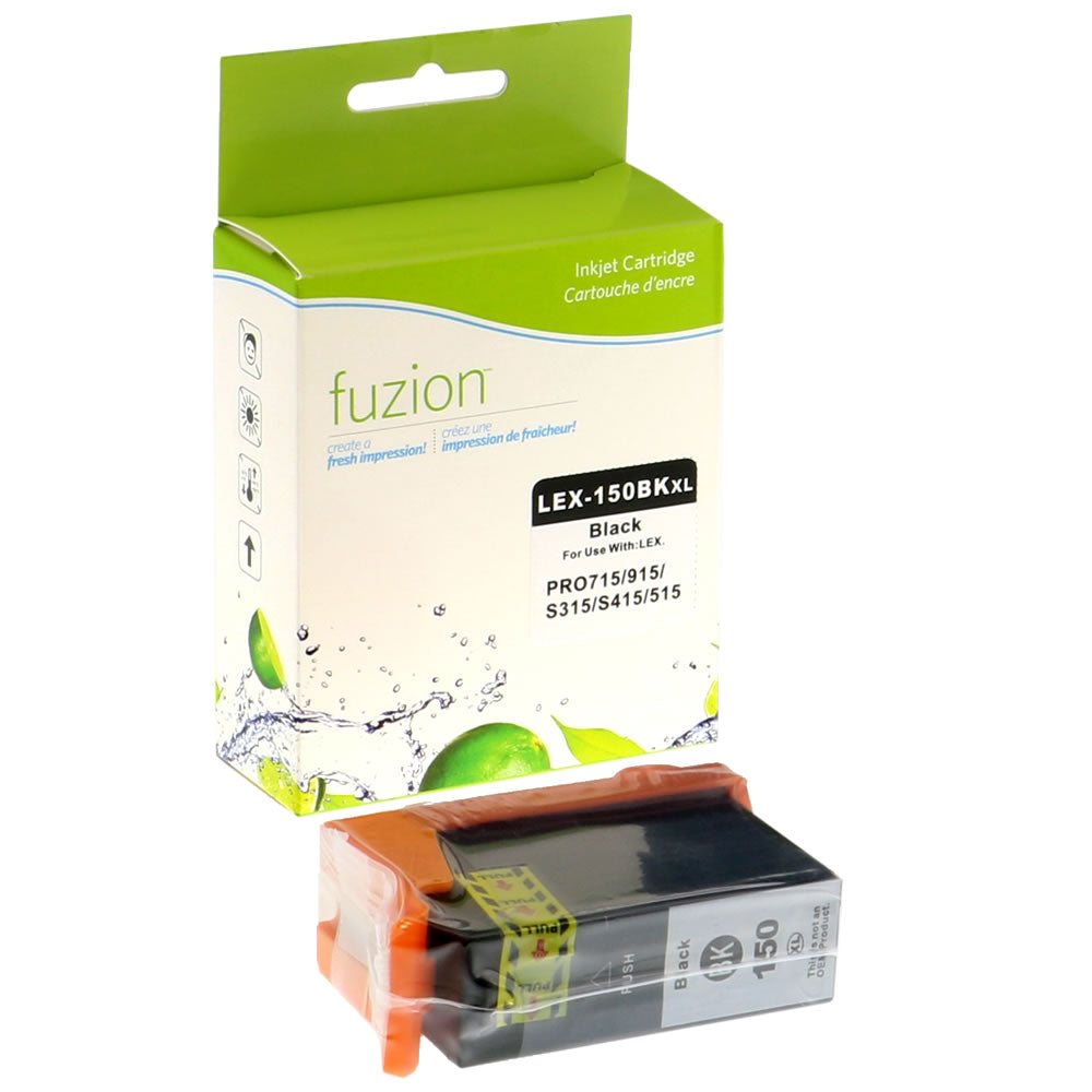 Lexmark #150XL Compatible Ink Cartridge - Black - Fuzion