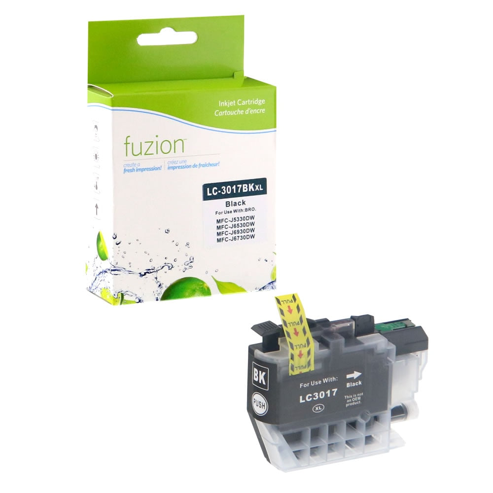 Brother LC3017BK Compatible - Black Ink Cartridge - Fuzion