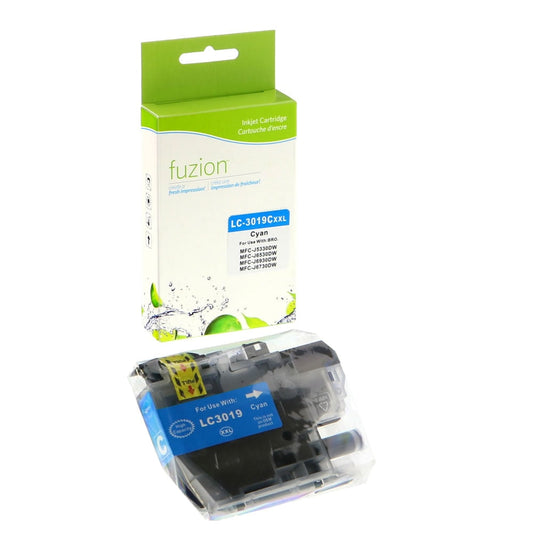 Brother LC3019C Compatible - Cyan Ink Cartridge - Fuzion