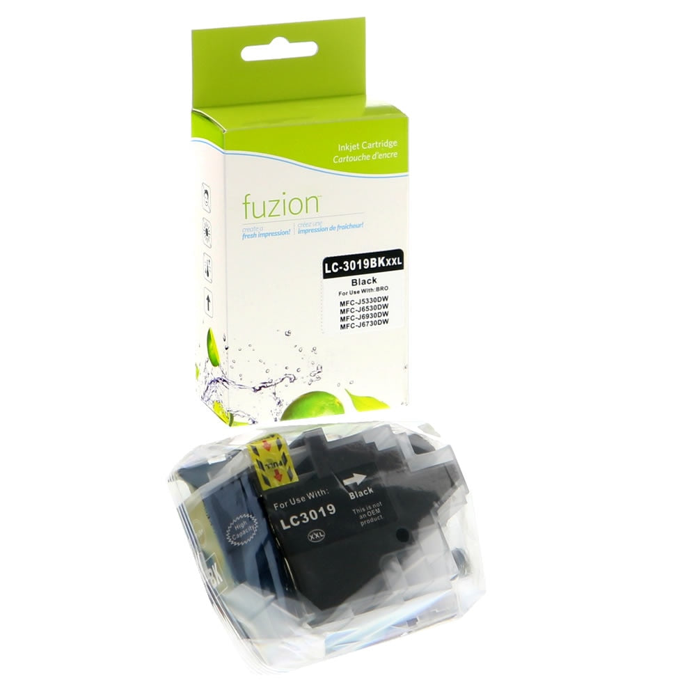 Brother LC3019BK Compatible - Black Ink Cartridge - Fuzion