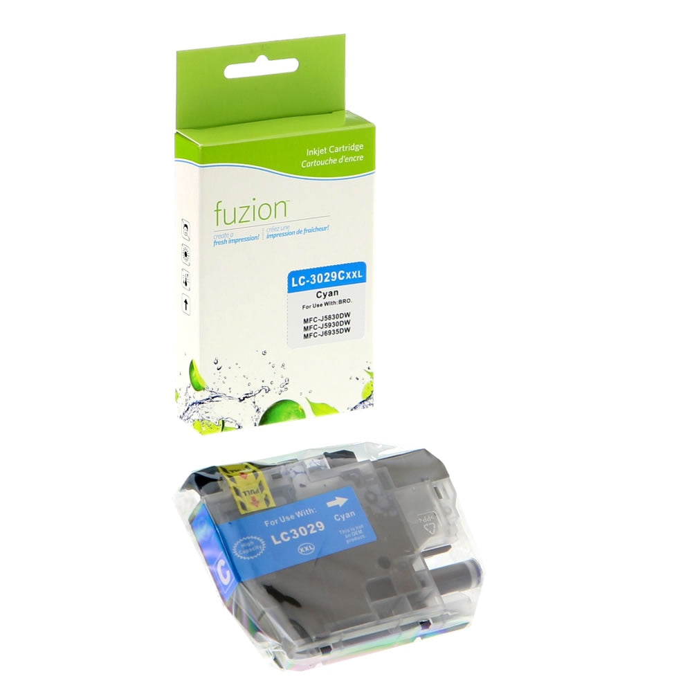 Brother LC3029C Compatible - Cyan Ink Cartridge - Fuzion