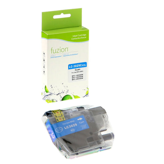 Brother LC3029C Compatible - Cyan Ink Cartridge - Fuzion